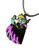 EVIL QUEEN MALEFICENT SELFIE ENAMEL & WAX CORD NECKLACE