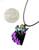 EVIL QUEEN MALEFICENT SELFIE ENAMEL & WAX CORD NECKLACE