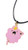 LUMPY SPACE PRINCESS ENAMEL PENDANT ON BLACK WAX CORD NECKLACE