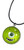 MIKE MONSTERS INC INSPIRED ROUND GLASS CABACHON NECKLACE 