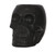 BLACK SKULL PLANT POT