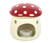 RED WHITE TOADSTOOL MUSHROOM SHAPED OIL BURNER