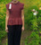 Wine Shirred Ruffle Trim Peplum Top - Onesize Fits UK 8-14 Wine Shirred Ruffle Trim Peplum Top - Onesize Fits UK 8-14