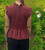 Wine Shirred Ruffle Trim Peplum Top - Onesize Fits UK 8-14 Wine Shirred Ruffle Trim Peplum Top - Onesize Fits UK 8-14