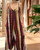 MADE IN ITALY ABSTRACT WINE MIX STRIPED WIDE LEG JUMPSUIT - ONE SIZE FITS UK8-16