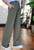 MADE IN ITALY Khaki Green Wide Leg Seamed Joggers Jog Pants One Size Fits UK 10-16 MADE IN ITALY Khaki Green Wide Leg Seamed Joggers Jog Pants One Size Fits UK 10-16