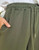 MADE IN ITALY Khaki Green Wide Leg Seamed Joggers Jog Pants One Size Fits UK 10-16 MADE IN ITALY Khaki Green Wide Leg Seamed Joggers Jog Pants One Size Fits UK 10-16