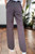 MADE IN ITALY Chocolate Brown Wide Leg Seamed Joggers Jog Pants One Size Fits UK 10-16 MADE IN ITALY Chocolate Brown Wide Leg Seamed Joggers Jog Pants One Size Fits UK 10-16