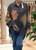 ZETA OTTO LUXE ITALIAN Black Aztec diamond print dip back shirt - One size will fit UK 12-24 ZETA OTTO LUXE ITALIAN Black Aztec diamond print dip back shirt - One size will fit UK 12-24