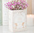 GOOD VIBES WHITE BOOK SHAPED VASE