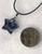 Sodalite Blue Semi Precious Star Pendant Necklace