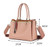 Long & Son Black Or Beige Tote / Grab Bag With Stripe Detail Trim & Crossbody Strap
