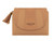 Long & Son Textured Envelope Flap Zip Purse / Wallet Black Beige Tan Navvy Green