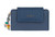 Long & Son Textured Envelope Flap Zip Small Purse / Wallet With Cord Charm Black  Taupe Red Tan Navy Grey