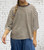 Diverse Italian Luxe Striped Box Fit Sweat Top - One size Fits UK 8-16