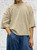 Diverse Italian Luxe Striped Box Fit Sweat Top - One size Fits UK 8-16