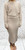Diverse Super Soft Knit 2pc Black Or Pale Beige Ribbed Knit Batwing Jumper & Sleeveless Dress - Onesize Fits UK 6-12