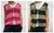 Diverse Italian Bold Stripe Knitted Tie Front Waistcoat / Gilet ONESIZE WILL FIT UK 8-14