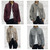 Italian One Size Herringbone Super Soft Raised Neck  Bomber Jacket  - Fits 12-20 Grey Taupe Burgandy & Beige