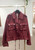 Italian Freesize Military Style Waist Length Jacket With Drawcord Waist - One size fits UK 8-14 Burgandy Black Beige Brown