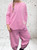 Italian Candy Pink Soft Scuba 7/8 Crop Cocoon Pants With Tulip Cuffs - One Size Fits UK 10-16 Italian Candy Pink Soft Scuba 7/8 Crop Cocoon Pants With Tulip Cuffs - One Size Fits UK 10-16