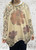 Luxe Italian Beige, Brown & Rust Mix Animal Floral Cocoon Jumper With Pockets One Size Fits 10-20 Luxe Italian Beige, Brown & Rust Mix Animal Floral Cocoon Jumper With Pockets One Size Fits 10-20