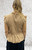 Camel Shirred Ruffle Trim Peplum Top - Onesize Fits UK 8-14 Camel Shirred Ruffle Trim Peplum Top - Onesize Fits UK 8-14