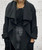 Italian One Size Boucle Textured Waterfall Drape Front Oversized Coat  With Patch Pockets - Will Fit UK 10-18  5 Colours