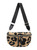 Teddy Borg Textured Plain & Leopard Print Crossbody Sling Bag