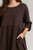 One Size Italian Casual Loose Fit Cocoon Dress With Jersey Top & Needlecord Skirt - Fits UK 10-22