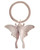 Luna Moth Rose Gold Alloy Keyring Bagcharm