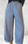 Italian Super Soft Cuffed Balloon Plaid Small Check Pants - One Size Fits UK 10-18