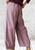Italian Super Soft Cuffed Balloon Plaid Small Check Pants - One Size Fits UK 10-18