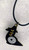 K-Pop Demon Hunters Sussie Magpie Black White Enamel Pendant Necklace