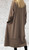 Made In Italy Cocoon Panelled Stretch Scuba Long Sleeved Smock Dress With Pockets - One Size Fits UK  10-22