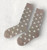 Star  Design Terry & Wool Blend Super Warm Long Knee Boot Or Bed Socks - 4 Colours