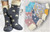 Star Design Terry & Wool Blend Cuffed Boot, Bed & Generally Super Warm Socks -8 Colours