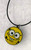 Spongebob Inspired Enamel Pendant 2cmx2cm  on Black Wax Cord Necklace