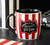 Mystic Circus ‘Apparently I Am The Ringmaster Of This Shit Show Red Black White Ceramic Mug