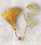 Luna Bloom Meadow Flower Antique Gold Metal & Cord Tassel Bookmark