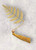 Luna Bloom Fern Leaf Antique Gold Metal & Cord Tassel Bookmark