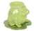 Luna Bloom Green Celestial Design Frog On Lily Pad Oil Burner Wax Melter