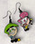 Fairly Odd Parents Inspired Odd Drop Dangly Earrings