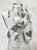 Cream Animal Print Heart Lightweight Chiffon Style Large Scarf