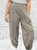 New Collection Taupe Jersey Cocoon Pants With Tulip Cuffs One Size Fits UK 10-20