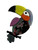 Large Bright Toucan Tropical Bird Acrylic Brooch (Style 36)