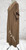 Studio Amour Brown V Neck Linen Blend Appliqué & Crystal Embellished Maxi Dress One Size Fits UK 10-16