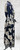 M&V Elegant Navy & White Floral Tiered Linen Blend Midaxi Smock Dress One Size Fits UK 10-18