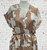 M&V Caramel White  Botanical Floral Print Fit & Flare Midi Dress  0ne Size Fits UK 10-18