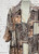 M&V Brown Mix Paisley Bandana Patchwork Duster Shirt Dress One Size Fits UK 10-20
